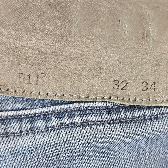 Levi’s Redloop Vintage Denim Jeans Retro Leather Pocket Men’s 31” Waist - Picture 8 of 15